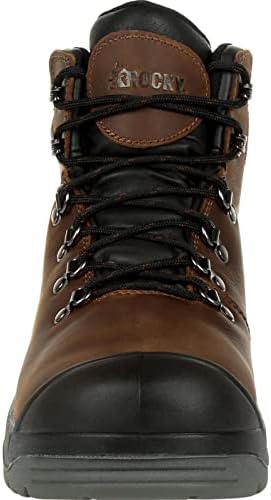 Rocky Men's Worksmart Composite Toe Internal Met Guard Work Boot Ankle, Brown, 12 W US | Image 2