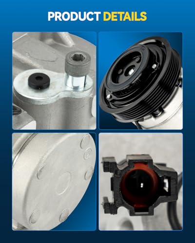 Image of PHILTOP 700745 NEW Air Conditioner AC Compressor with Clutch for Hyundai Santa Fe 2001-2006 2.7L