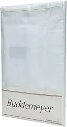 Buddemeyer Fronha Percal 180 Fios Basic Percalle 100% Algodão Penteado Branco 50x70cm com abas