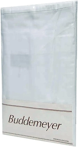 Buddemeyer Fronha Percal 180 Fios Basic Percalle 100% Algodão Penteado Branco 50x70cm com abas