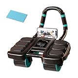 Vtizikl Ab Roller Exercise Wheel ,Abdominal wheel roller with Knee Mat - Automatic Rebound with 6 Elbow Supports,4 Wheels Abdominal Trainer,Core Strength Training Ab Trainer for Home Gym 2025