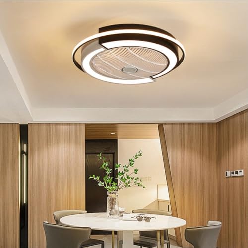 Elegante ventilador invisible con luz LED 3