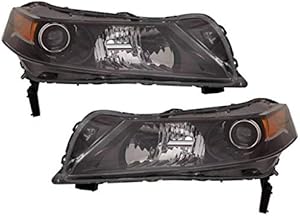CarLights360: For 2010 2011 Acura TL Headlight Assembly Driver and Passenger Side CAPA Certified - Replaces AC2518116 AC2519116