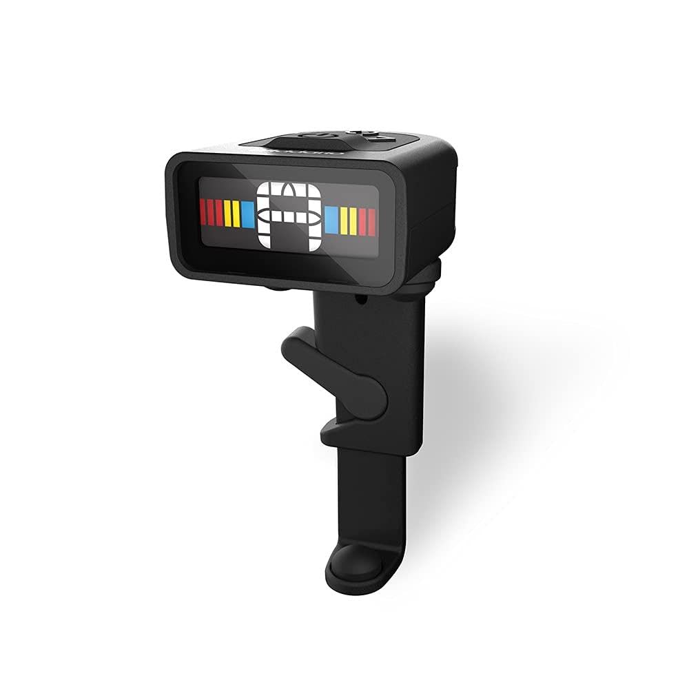 D'Addario Micro Rechargeable Viola Tuner - Viola Accessories - Viola Clip On Tuner - Digital Viola Tuner - Padded Mount, Non Marring - Full Color LCD Display - Accurate & Easy to Use