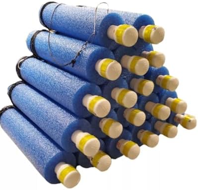 Rhodes Fishing Jugs 20 Pack - 7ft Nylon line - Catfish Noodle Jug...