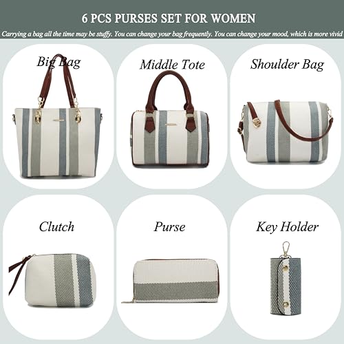 Image of 2E-youth Designer Purses and Handbags for Women Satchel Shoulder Bag Tote Top Handle Bag