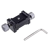 Neewer 25mm Aluminum Screw Knob Clamp Mini Quick Release Clamp Kit Compatible with Arca Swiss Standard Quick Release Plate / such as RRS Wimberley Jobu Design Arca Swiss Kirk Enterprises Markins