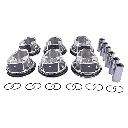Image of 6PCS LR062617 Engine Piston Rings Kit Replacement for Land Rover LR4 Range Rover Sport Jaguar XE /XF /XJ /F-Type /F-Face 3.0L V6 AJ126 OE# LR041639 AJ126