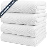 YOKNETIG Toallas de Baño,4pcs Toallas Microfibra Suaves y Ultra Absorbentes, Toalla Gimnasio Secado Rápido,Toalla Playa...