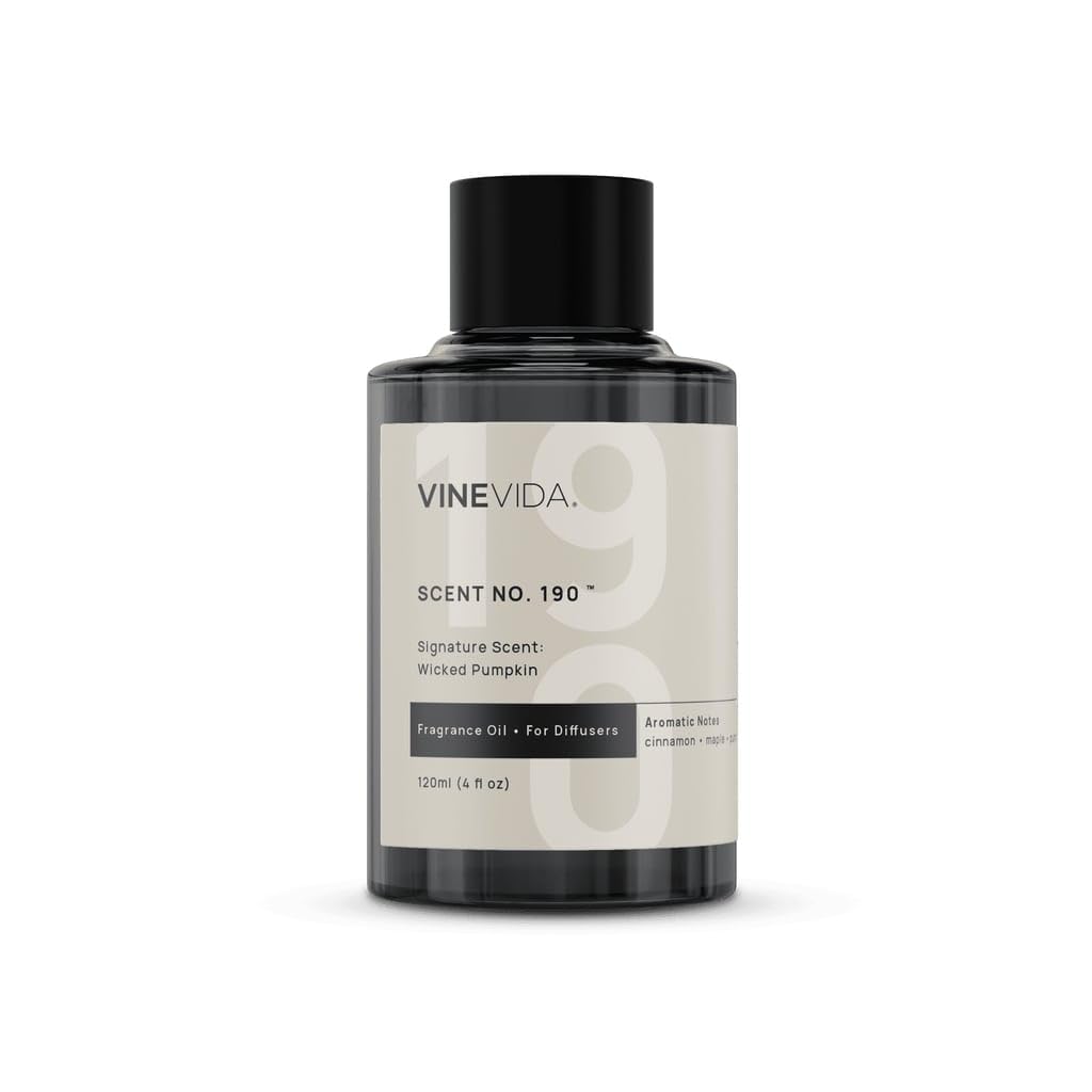 VINEVIDA [4 Oz] Inspired by: Wicked Pumpkin; Diffuser Oil Refill | Premium Scent Diffuser Oil for Home