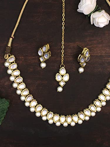 Karatcart Traditional Kundan Jewellery Set for Women - Image 3