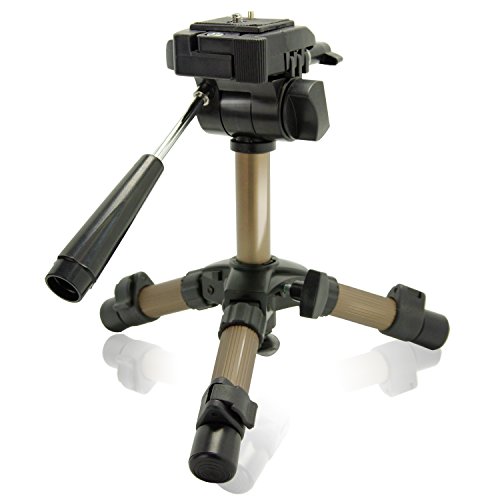 LS Photography Max 11" Portable Table Top Tripod with 360 Degree Swivel Panhead