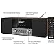 TechniSat DIGITRADIO 3 - Stereo DAB Radio Kompaktanlage (DAB+, UKW, CD-Player, Bluetooth, USB, Kopfhöreranschluss, AUX-Eingang, Radiowecker, OLED Display, 20 Watt RMS) nussbaum