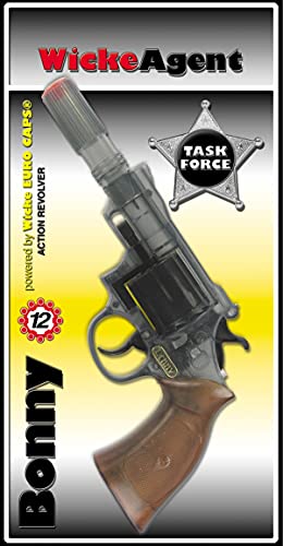 Anillos de guisante 0442 - 07 Pistola Bonny, plástico, mango de color marrón, blíster, 12 de balas, 25 cm Cover