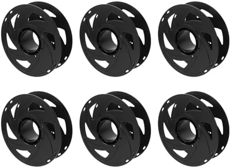 TOYZFRIENDY 6 Adet Lı Dayanıklı Filament Makara Seti Yazıcı İçin Boş Plastik Sarıcılar Kompakt ve Yeniden Kullanılabilir Filament Depolama Rafları Pla Uyumlu - Görsel 1