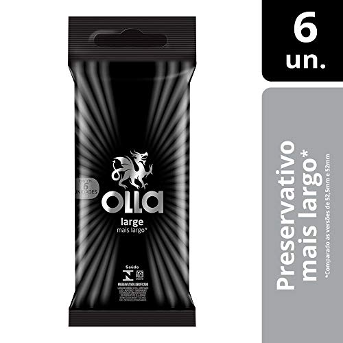 Olla Preservativo Camisinha Large - 6 Unidades 6Un Pacote De 6