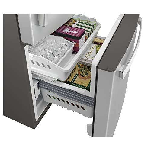 Ge GDE25EYKFS 24.8 Cu. Ft. Bottom Freezer Refrigerator In Fingerprint Resistant Stainless Steel Standard Depth Energy Star thumb #1