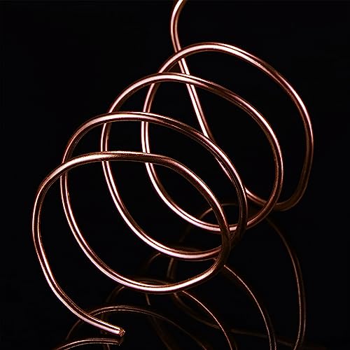 Image of TecUnite Aluminum Craft Wire for Sculpting Armature Bendable Craft Wire for DIY Jewelry Making(10 M X 2 mm,Coffee,1 Roll)