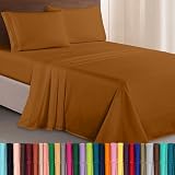Elegant Comfort Luxurious 1500 Premium Hotel Quality Microfiber Three Line Embroidered Softest 4-Piece Bed...