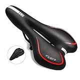 🚲KOSTENLOS KUNSTDIENST& AUSTAUSCHSERVICE: Aufgrund des Qualitätsproblem könnten Sie in der 365 Tagen ab der Kaufdatum ein neuen Fahrradsattel bekommen.