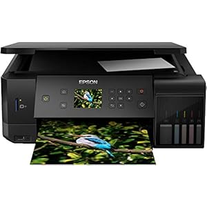 Epson Ecotank Fotoafdrukken Van Hoge Kwaliteit Inkjetprinter, Et-7700/C11Cg15401, Zwart