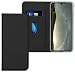 Produktbild kwmobile Hülle kompatibel mit ZTE Axon 10 Pro - Kunstleder Handy Schutzhülle - Flip Cover Case Schwarz