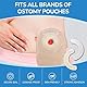 Heagimed 60 Stück Stoma Barriere Ring Leck, Hautbarriere Fixierstreifen Elastic Barrier Strips Stoma Pflege Klebeband Für Stomabeutel, Ostomie-Zubehör