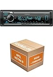  Autoradio Einbaupaket passend mit Kenwood KMM-BT309 für Opel Vectra B Bluetooth Telefonieren Audiostreaming