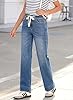 Sidefeel Women's Wide Leg Jeans High Waisted Stret... #2