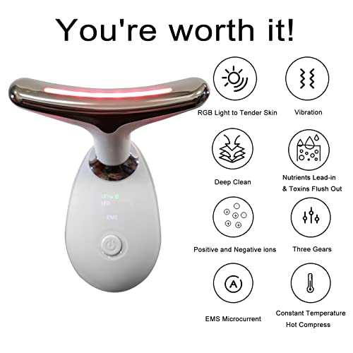 Iobty Face Massager For Women And Men,Anti Wrinkle & Aging Facial And Neck Massage Kit With 3 Massage Modes For Skin Care,Improve,Firm,Tightening And Smooth #TOP3