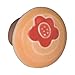 Mushroom Knob [Set of 4] Color: Gold and Orange