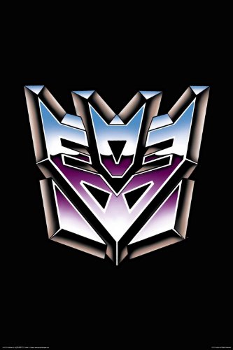 AQUARIUS Transformers Decepticon Logo Poster, 24-Inch by 36-Inch