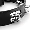 TIGER TAM14-BK Half-Moon Tambourine - Sixteen Pairs of Jingles - Black #2