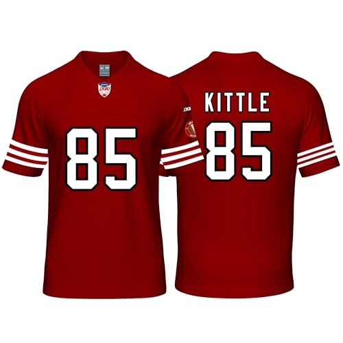 George KITTLE Jersey Mens/Women/Youth Football Stitched T-Shirt for Sports Fan Red No Brand/Logos