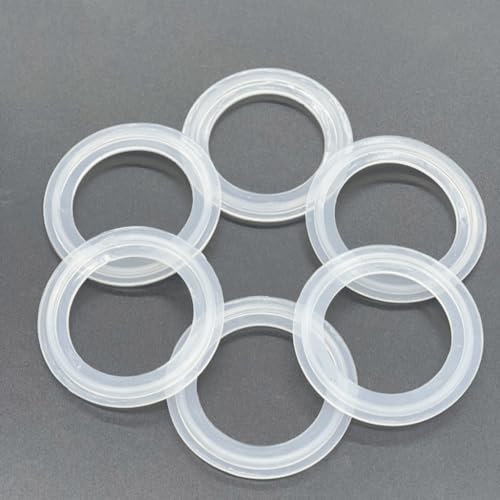 Junta de silicona de triple abrazadera antifugas con 2mm de espesor para alta presión, 10 uds. 6