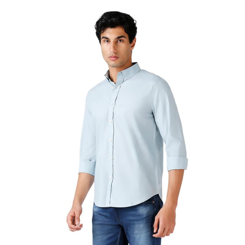 Image of MARK & ALBERT Men's Cotton Formal Shirt