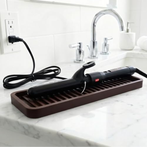 Happitasa Silicone Kitchen Sink Organizer Tray, Sponge Holder and Countertop Protector | Bathroom and Kitchen Soap Dish and Dispenser Tray (Black, 12"x4") by Happitasa - Image 6