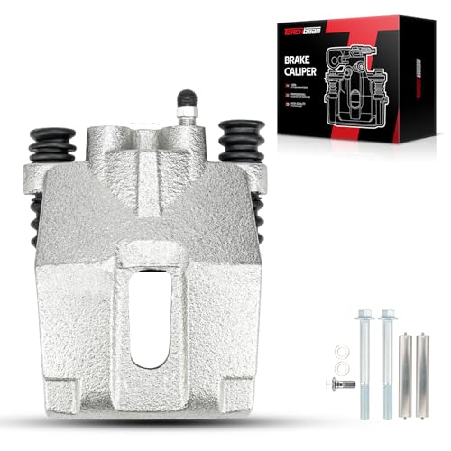 Image of Torchbeam Rear Left Brake Caliper w /Bracket Fit for F-150 2004-2011 | 18P4859; Compatible with 2006-2008 Lincoln Mark LT