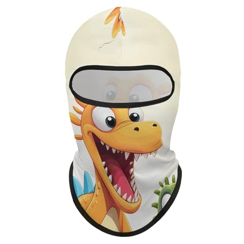 Balaclava Mask for Men Balaclava Ski Mask Cartoon Dinosaur Images Winter Face Mask Face Cover for Cycling miniatura 1