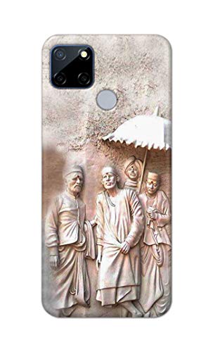 Image of Printed Hard Back Cover Case for Realme C12 Back Cover (Sai Baba) -1803