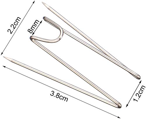 50 Pieces Fabric Panel Wall Hooks Door Hook Stainless Cabinet Draw Hooks For Interior Or Exterior Decor At School, Office, Home, Diy For Party Or Holiday (Pointed Tip Design) #TOP2