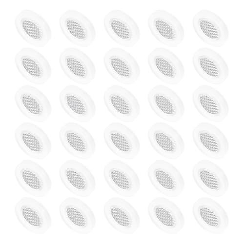 SAFIGLE Juntas de Silicona para Cabezal de Ducha 1/2 Pulgada, 50 Piezas, Arandelas de Filtro de Red Resistentes, Sellado Hermético para Mangueras de Ducha, Accesorio para Baño y Plomería