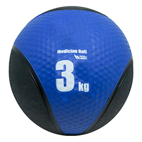 Kit com 04 Medicine Ball Premium De Borracha De 1 A 4 Kg