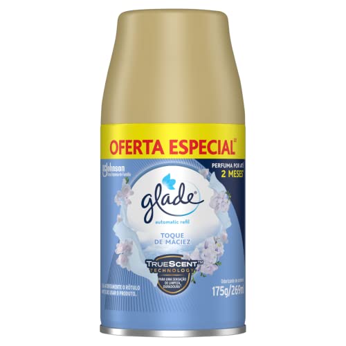 Desodorizador Glade Automatic Spray Refil Toque de Maciez 269ml 1 Desodorizador Glade Automatic Spray Refil Toque de Maciez 269ml