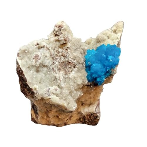 Cavansite on Stilbite India Mineral Healing Crystals Stone Rock
