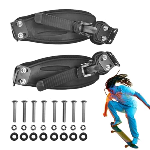 Pièces de ceinture de support de pied de longboard sangle debout de planche réglable