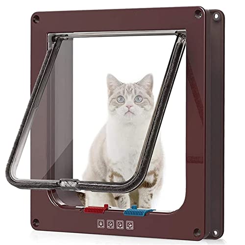 Porta extra grande para gatos/porta para animais de estimação (tamanho externo 28 x 24 cm), porta de