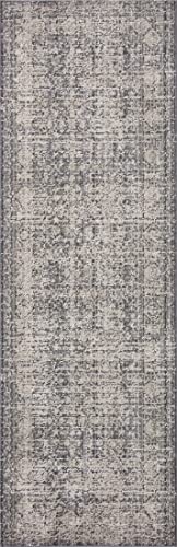 Loloi ALIEALE-03CCDV7AA0 Amber Lewis X Alie Collection, Charcoal & Dove 7'-10 Inch X 10' Area Rug – Antique & Modern Accent Rugs thumb #8