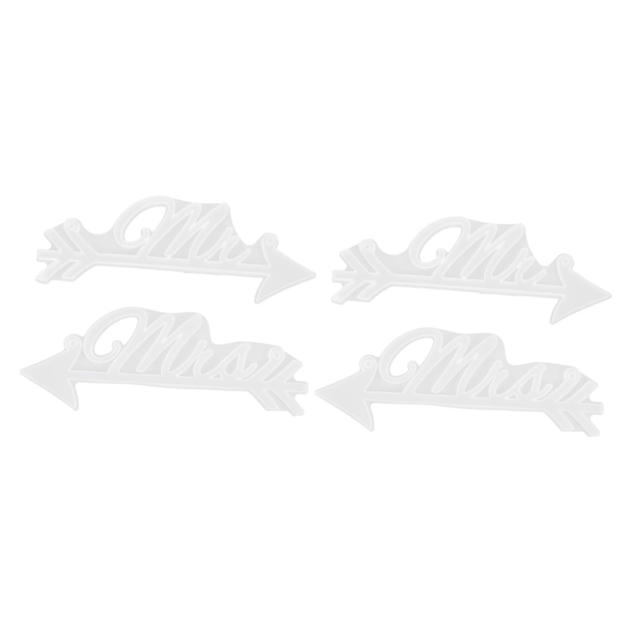 NUOBESTY 2 Juegos De Moldes De Silicona Únicos Para Colgar En La Puerta De Cristal Epoxi Hechos A Mano Para Entusiastas (2 Unidades)