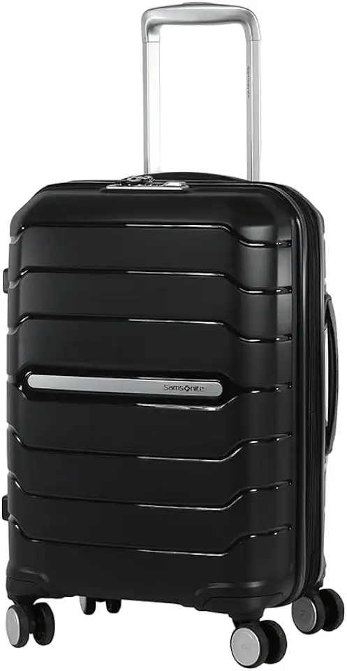 Mala de Viagem Octolite Preta Pequena Expansível